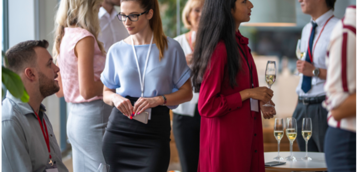 Business people networking